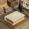 Vintiquewise Set of 4 Vintage Book Design Decorative Boxes – Wedding Card Boxes, Keepsake Boxes, Craft Storage, Jewelry Organizers, Safe Boxes, Table Decor, or Simply as Decorative Storage